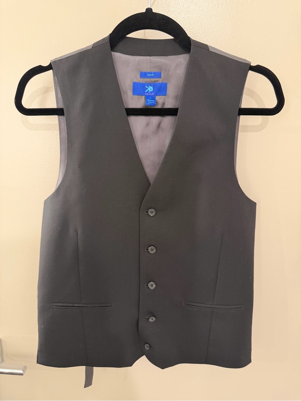 Men's Black Formal Vest